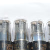 6SN7GT Super RARE Brimar Tall Glass Black Plate Suspended Arched Top rods tested 100% - Image 7