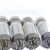 EL34 Mullard round getter xf2 early type 6CA7 KT77 quartet valves - Image 7