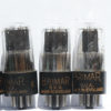 6SN7GT Super RARE Brimar Tall Glass Black Plate Suspended Arched Top rods tested 100% - Image 4