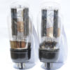 U52 Marconi Large red logo, tall glass 5U4G black plate cup getter pair audio rectifiers tested 100% - Image 5