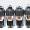 6L6G Semi-coated Sylvania Green Leaf two arched rods at side of top mica full getter KT66 EL37 equivalent