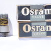 B65 Osram GOLD logo MO-V valve batch code KB/Z  full getter E1606 13D2 6SN7GT ECC32 equivalent - Image 4