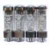 EL34 Mullard round getter xf2 early type 6CA7 KT77 quartet valves - Image 2