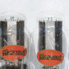 U52 Marconi Large red logo, tall glass 5U4G black plate cup getter pair audio rectifiers tested 100% - Image 2