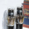 2A3 HYTRON USA made engraved lettering on base, black plate suspended rods pair audio triodes - Image 8