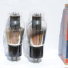 2A3 HYTRON USA made engraved lettering on base, black plate suspended rods pair audio triodes - Image 6