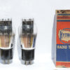 2A3 HYTRON USA made engraved lettering on base, black plate suspended rods pair audio triodes - Image 3