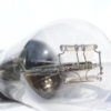 DO25 Mullard balloon triode audio output valves same shape full cup getter black plate quartet tested 100% - Image 14