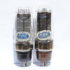 DA30 GEC audio output valves DO30 NR56, ribbed plate black and brown base for stereo sound