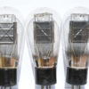 DO25 Mullard balloon triode audio output valves same shape full cup getter black plate quartet tested 100% - Image 2