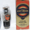 2A3 Raytheon old stock mono plate full getter excellent shape red paper on glass  MINT - Image 2
