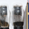 2A3 VISSEAUX French stunning triode with original boxes engraved lettering on base matched quartet - Image 3