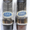 DA30 GEC audio output valves DO30 NR56, ribbed plate black and brown base for stereo sound - Image 2