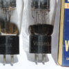 2A3 VISSEAUX French stunning triode with original boxes engraved lettering on base matched quartet - Image 5
