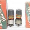 B36 Marconi full cup getter audio double triodes 12SN7GT coated glass codes FE 4 and GE 4