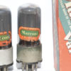 B36 Marconi full cup getter audio double triodes 12SN7GT coated glass codes FE 4 and GE 4 - Image 2