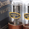 B36 Osram brown base rare yellow paper logo BVA British Valve Association codes on glass MA 4 and LK 4 - Image 2
