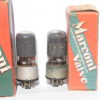 B36 Marconi full cup getter audio double triodes 12SN7GT coated glass codes FE 4 and GE 4 - Image 4