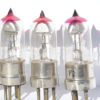 P2 Cossor metal base red paint Top Pip for H.F. amplifier bright emitter triodes - Image 2