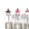 P2 Cossor metal base red paint Top Pip for H.F. amplifier bright emitter triodes - Image 4